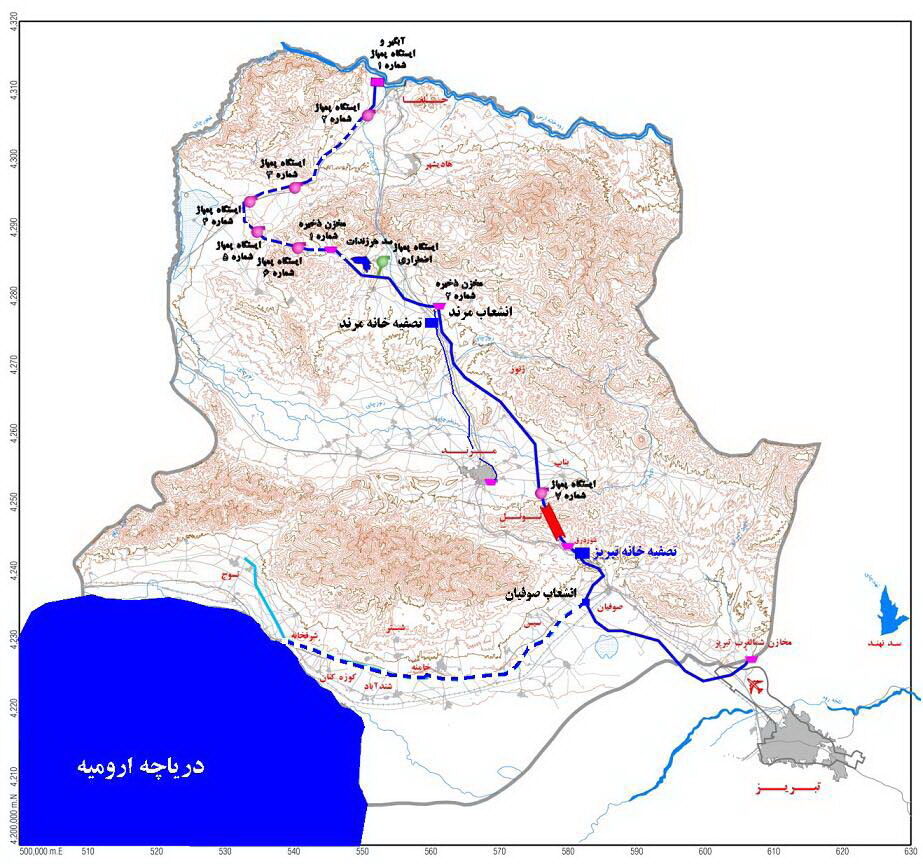 تحریم‌ها مانع اجرای انتقال آب ارس به تبریز شد