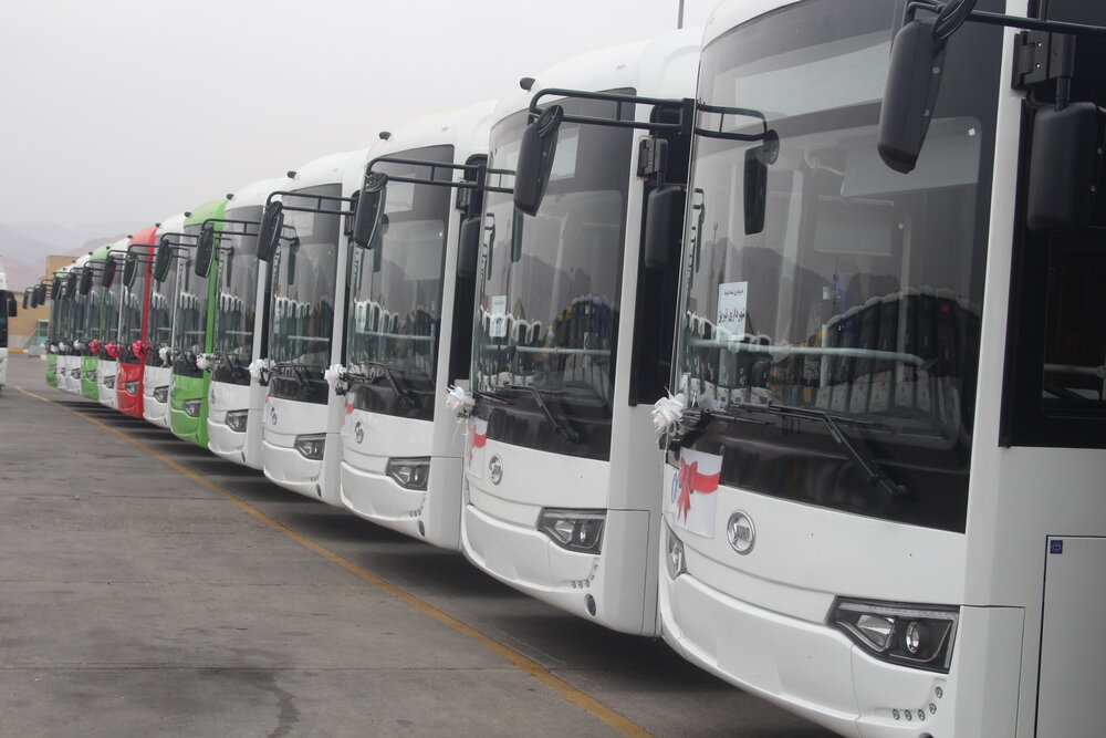 هشت دستگاه اتوبوس جدید دیگر نیز به ناوگان اتوبوسرانی تبریز اضافه شد